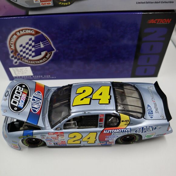 Jeff Gordon/#24 ACTION Dupont 2000 Monte Carlo Stock Car 1:24 Scale Nascar - Picture 4 of 6